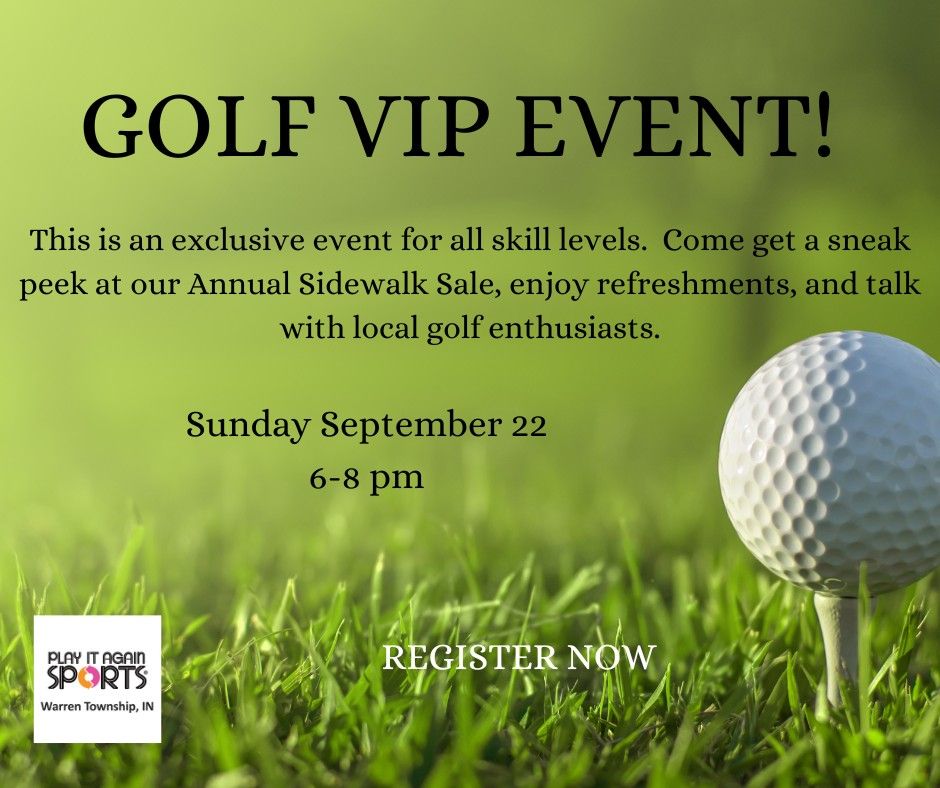 Golf VIP Event