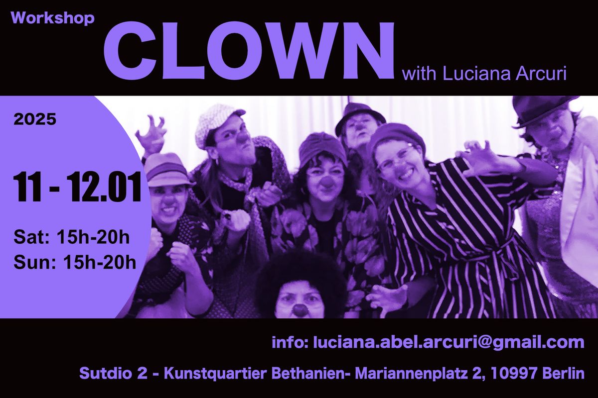 Clown - Workshop with Luciana Arcuri