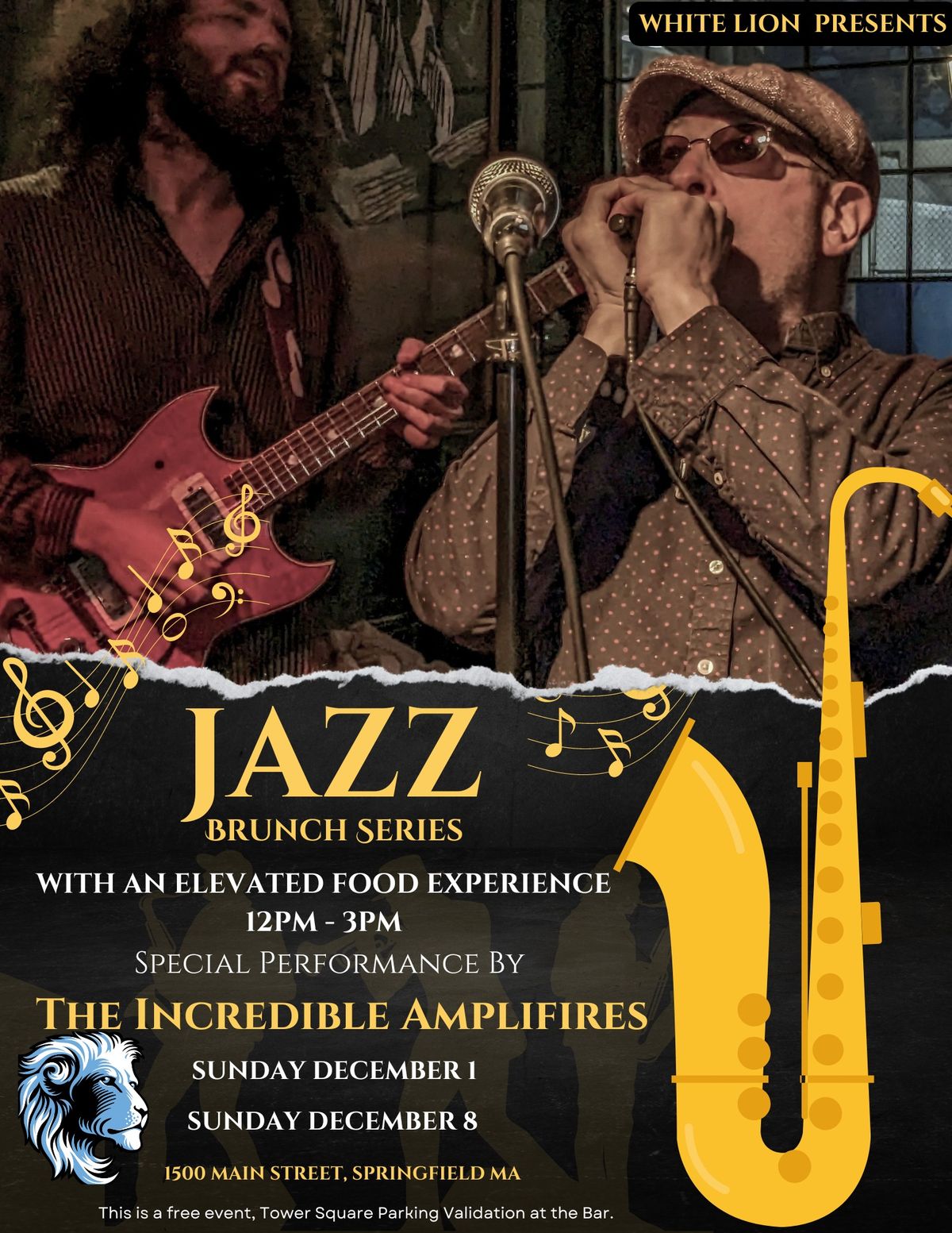 December: Brunch Jazz Series with the Incredible Amplifiers 