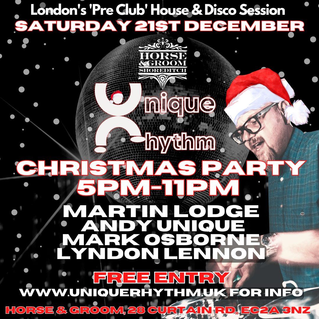 The Horse and Groom presents Unique Rhythm Christmas party 