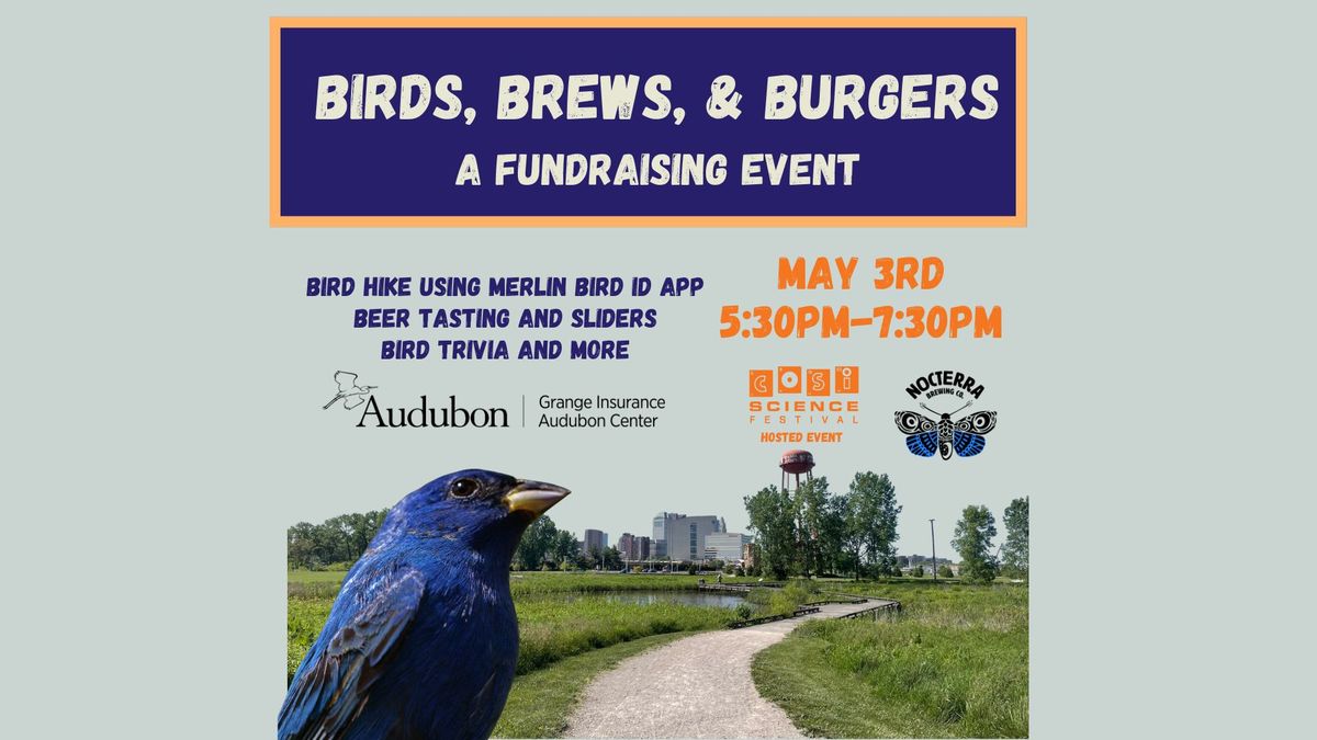 Birds, Brews, and Burgers Fundraiser