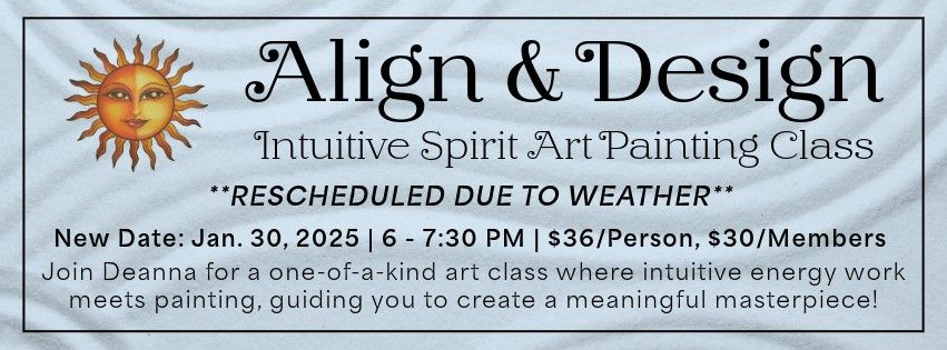 Align & Design Intuitive Spirit Art Painting Class with Deanna