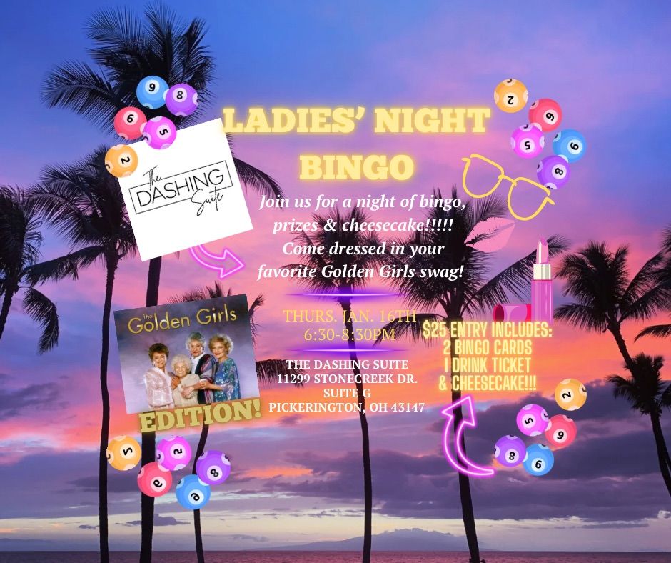 Ladies\u2019 Night Bingo- The Golden Girls Edition