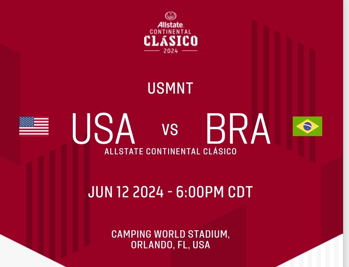 USMNT vs Brazil: International Friendly