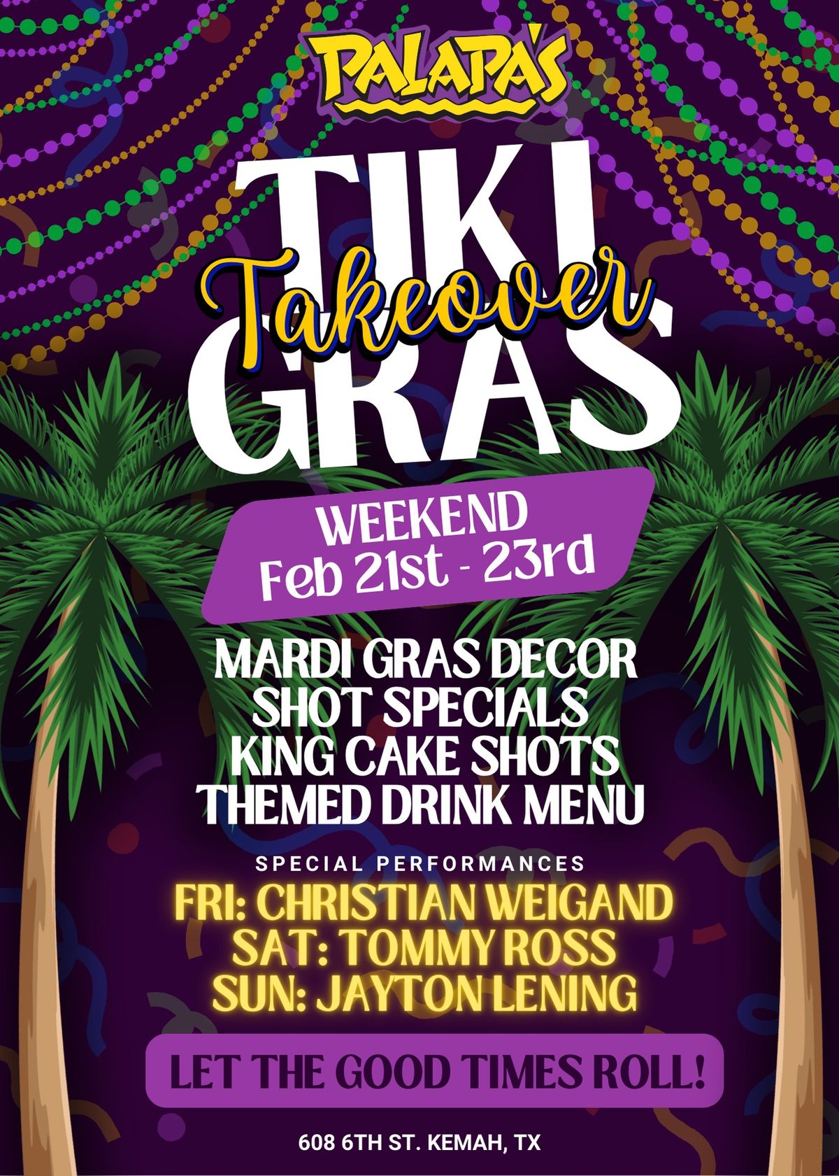 TIKI GRAS \u2022 Takeover Weekend