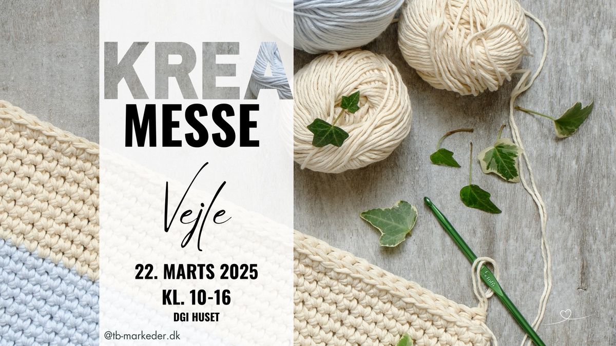 Vejle KREA-messe 22. marts 2025