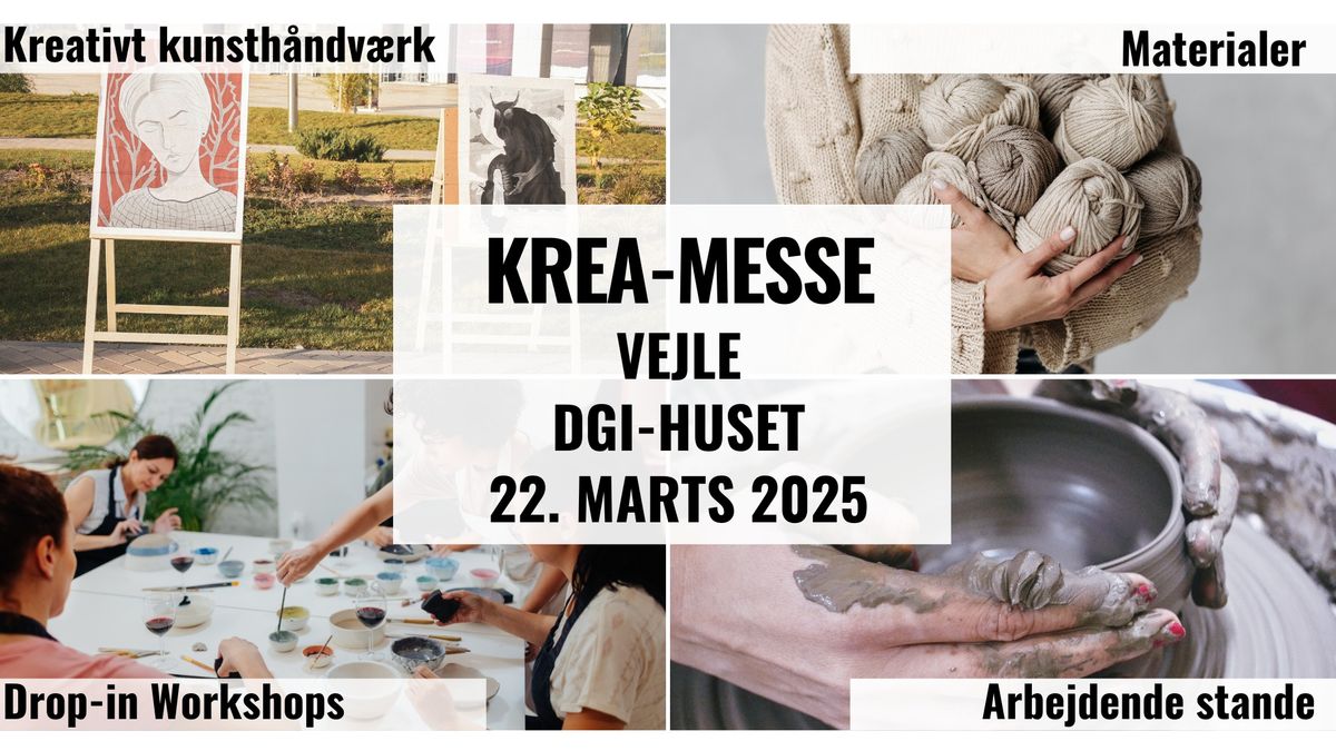 Vejle KREA-messe 22. marts 2025