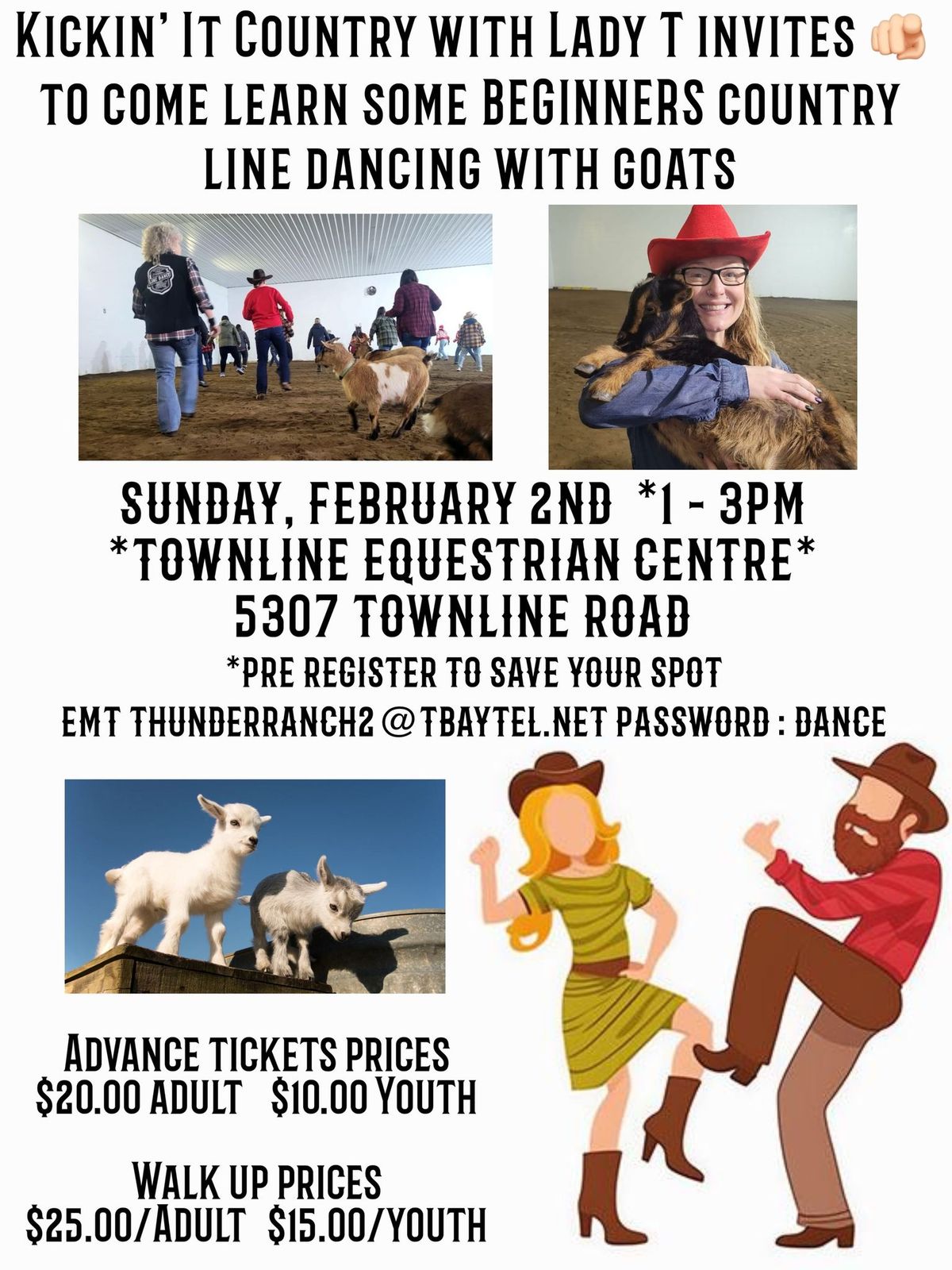 Line Dancing with Goats