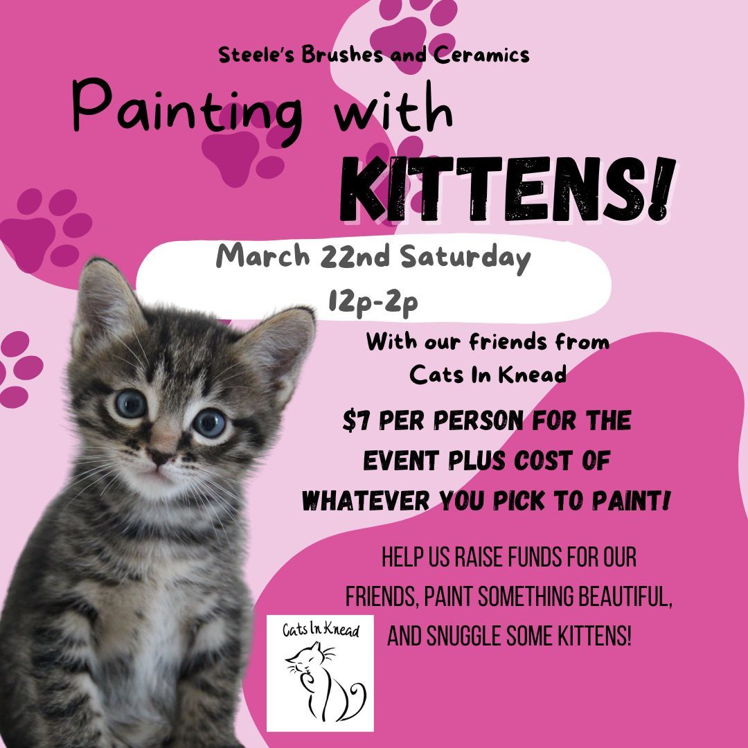 Painting with our Kitten Friends from Cat In Knead