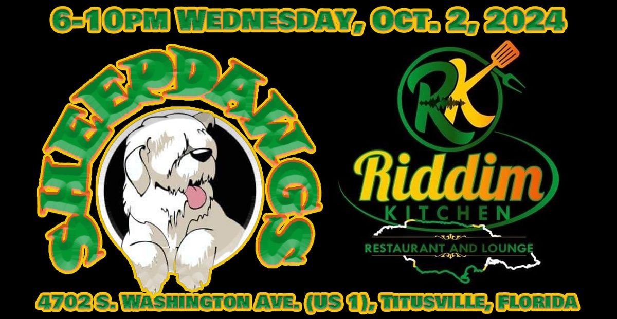 SheepDawgs LIVE! @  Riddim Kitchen Restaurant and Lounge - WED, OCT. 2, 2024