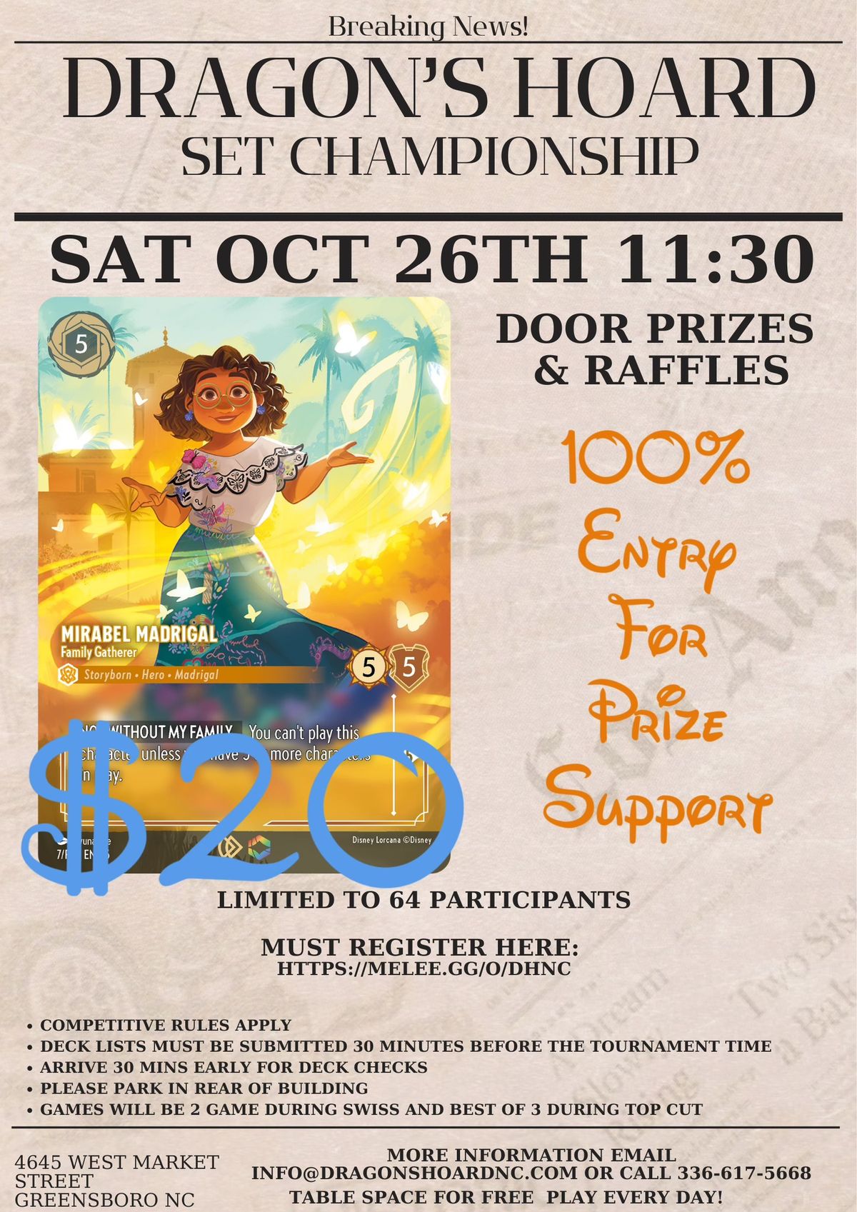 Shimering Skies Championship October 26th 11:30