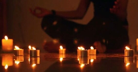 Full Moon, Candlelight Gentle Yoga, w\/ Yoga Nidra (guided relaxation)