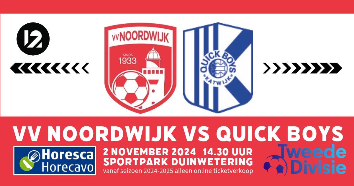 vv Noordwijk- Quick Boys