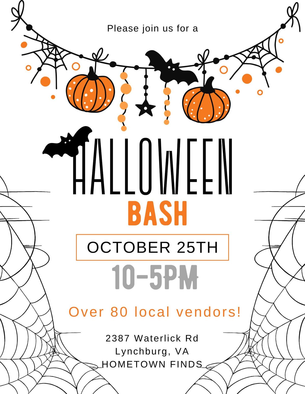 Halloween Bash Vendor Event