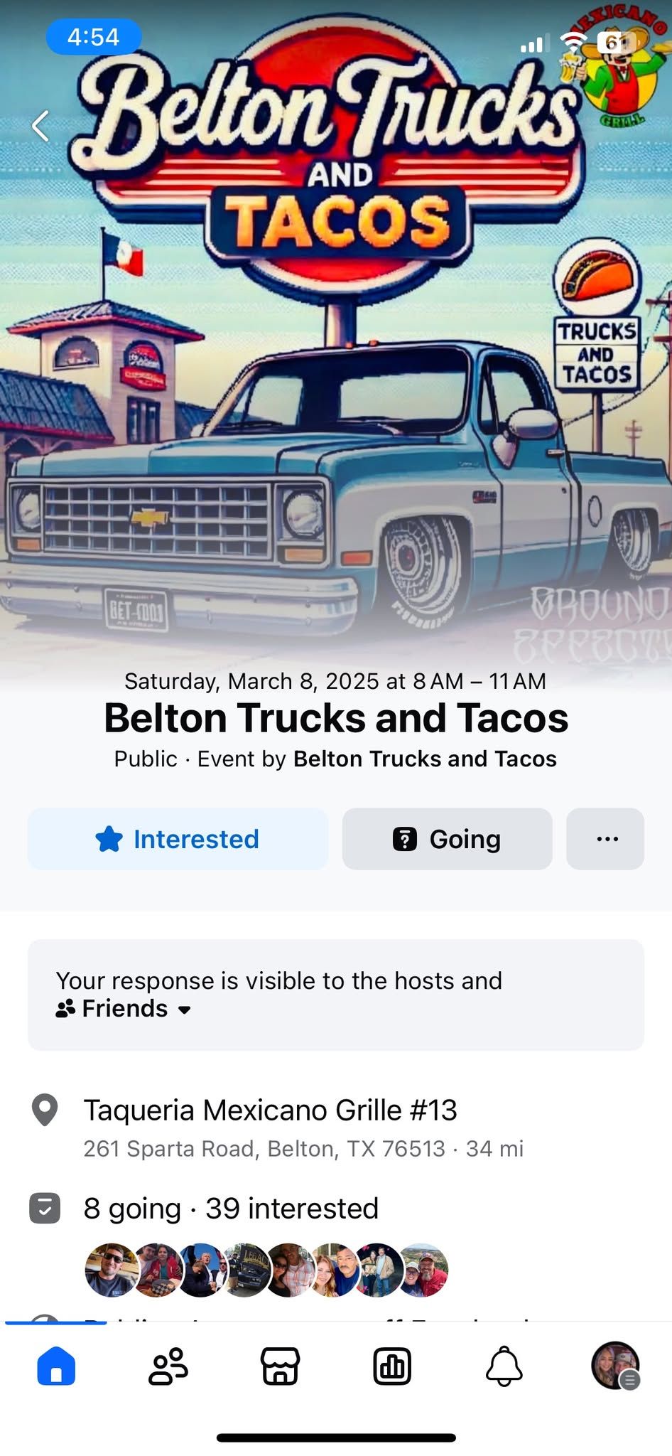 Meet up at BRCC Waco to Cruise to Belton Trucks and Tacos