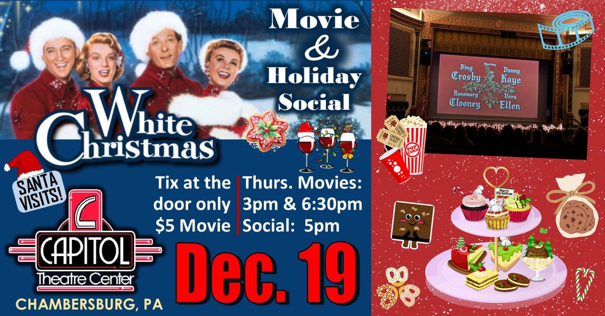 WHITE CHRISTMAS MOVIE & HOLIDAY SOCIAL