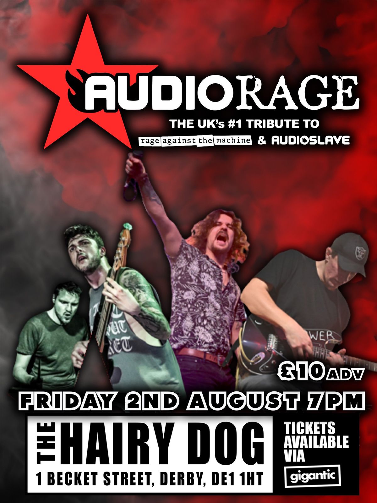 AUDIORAGE : A Tribute to Rage Against the Machine & Audioslave
