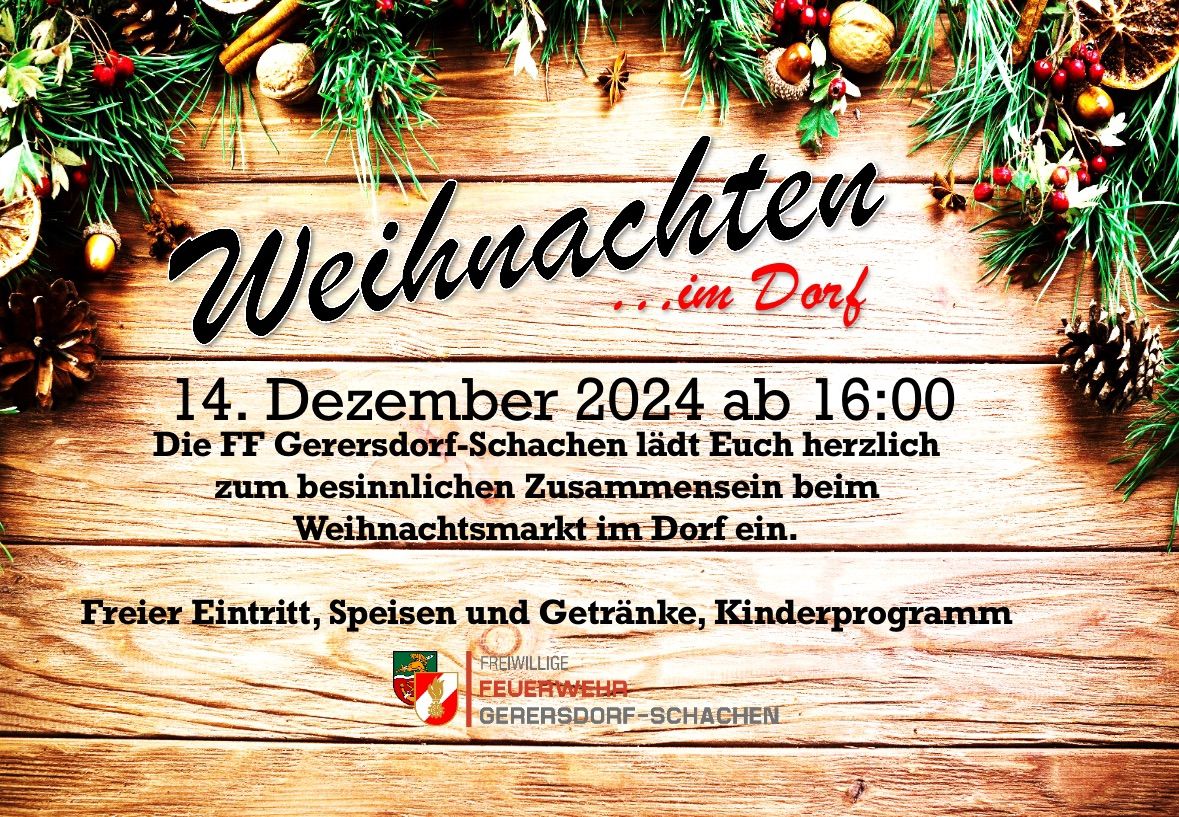 Weihnachten im Dorf