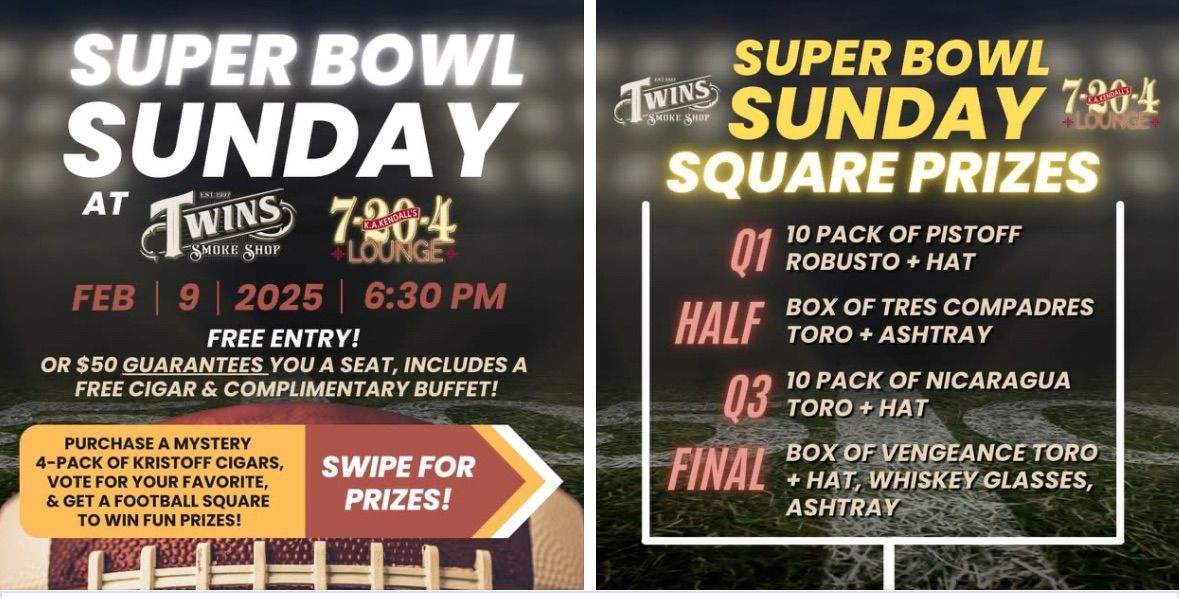 Super Bowl Sunday at Twins!