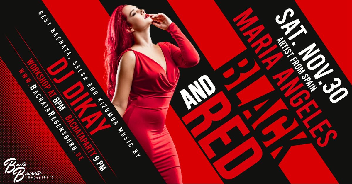 Sensual Saturday - Red and Black Party with Maria Angeles