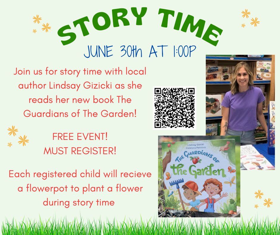 Story Time : The Guardians of The Garden by Lindsay Gizicki