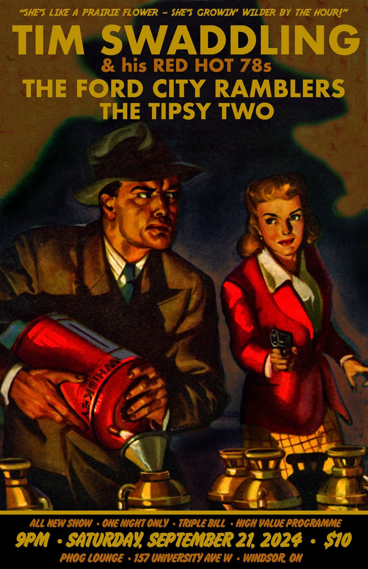 Tim Swaddling & his Red Hot 78s wsg The Ford City Ramblers & The Tipsy Two live @ Phog Lounge