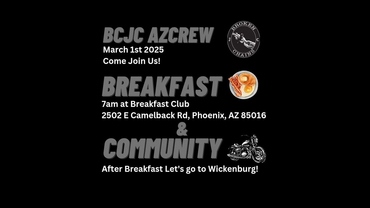 BCJC AzCrew March Breakfast