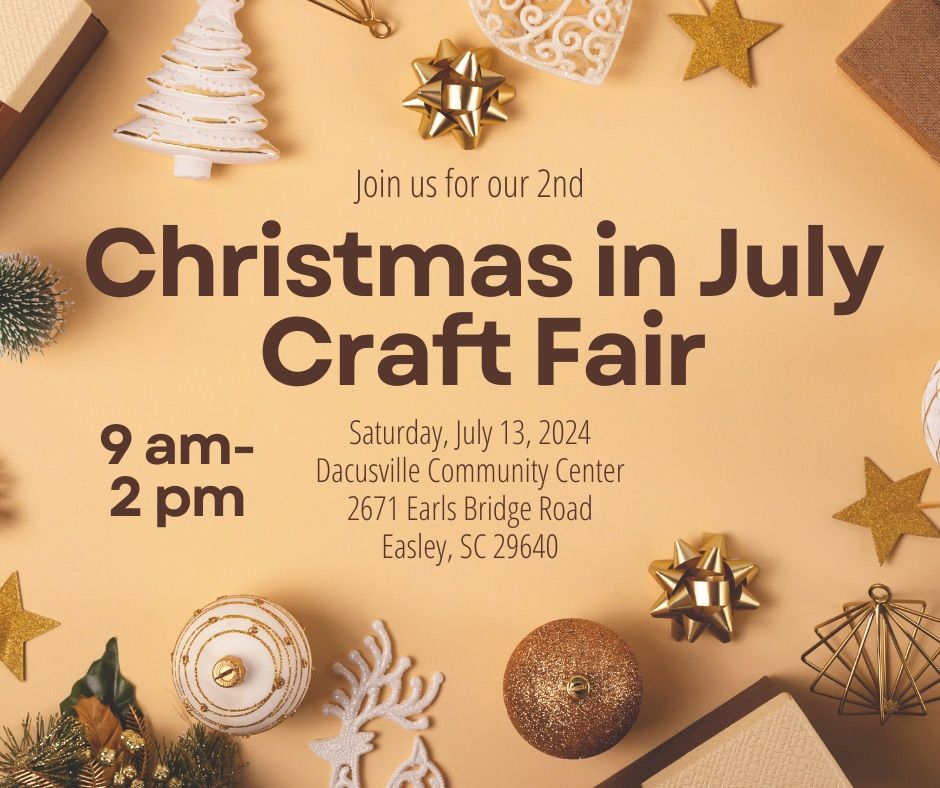 Christmas in July Craft Fair