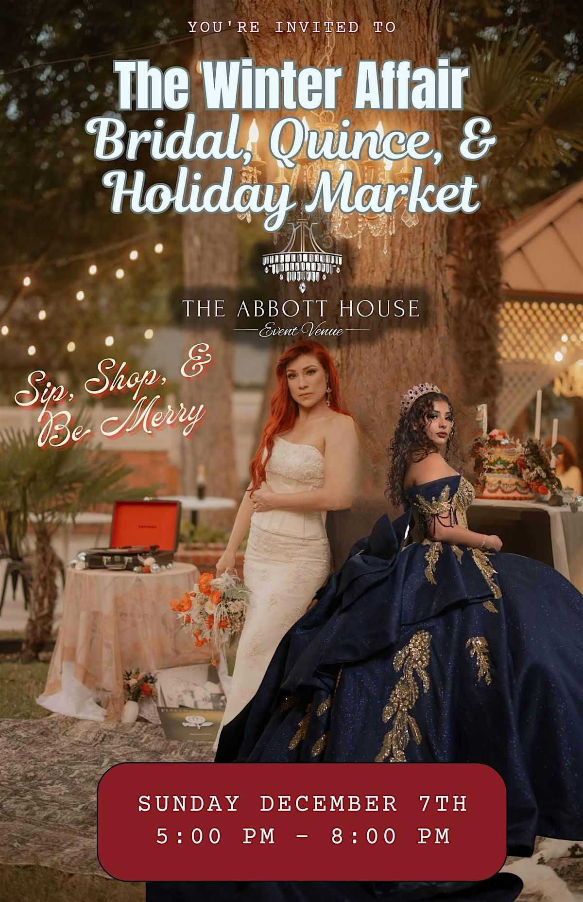 Winter Affair Bridal and Quinceanera Expo at The Abbott House