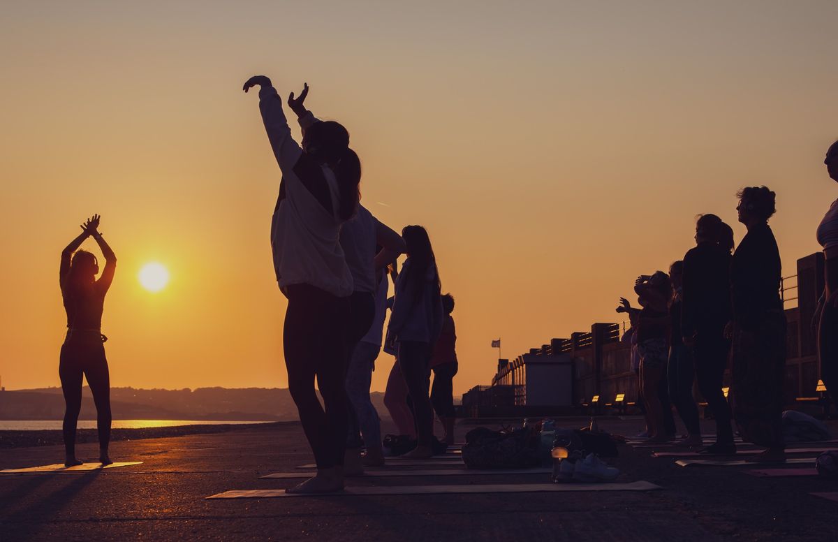 Sunset Silent Disco Yoga - July