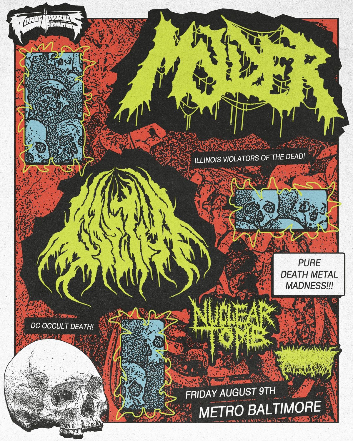 MOLDER + GOETIA w\/ Nuclear Tomb and Abyssal Rift @ Metro Baltimore 