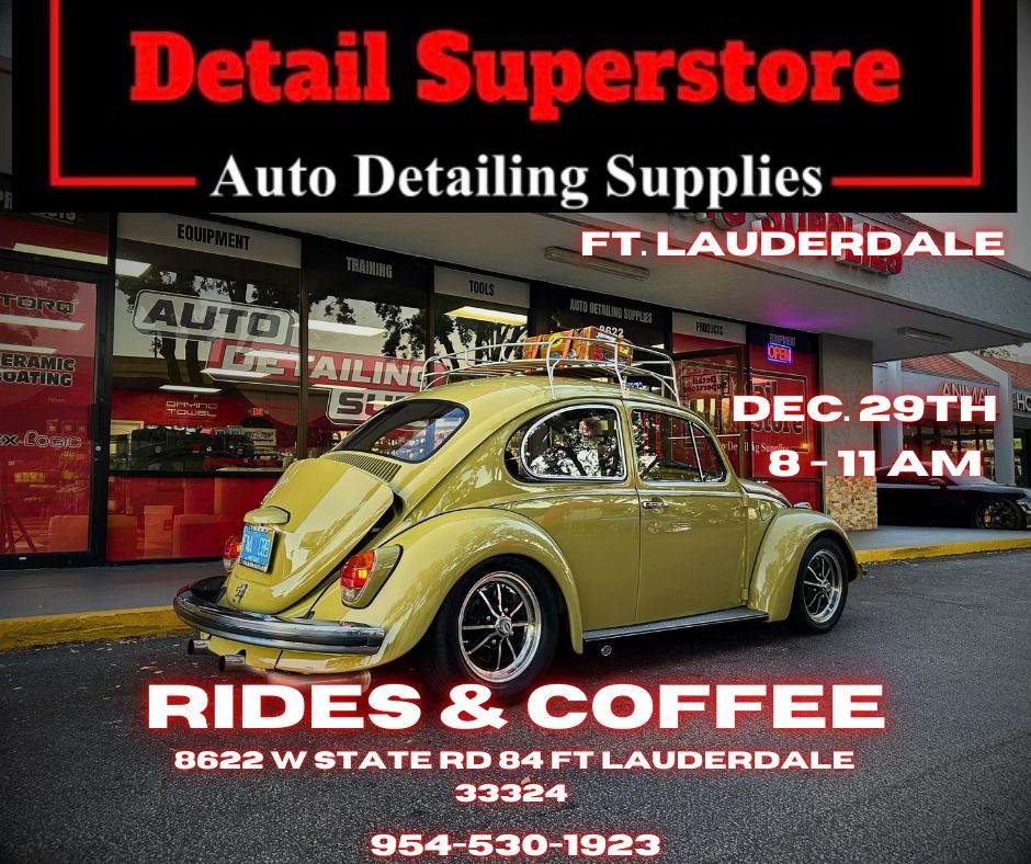 Rides & Coffee at Detail Superstore Ft Lauderdale