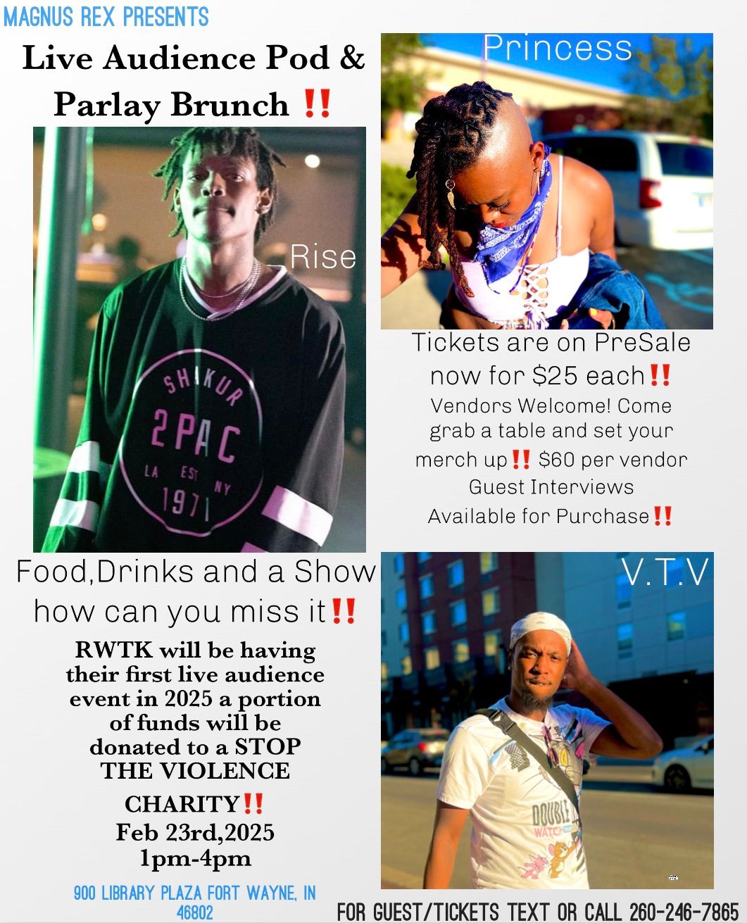 Live Audience Pod & Parlay Brunch\u203c\ufe0f