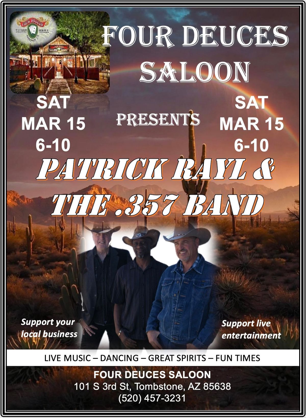 PATRICK RAYL & THE .357 BAND