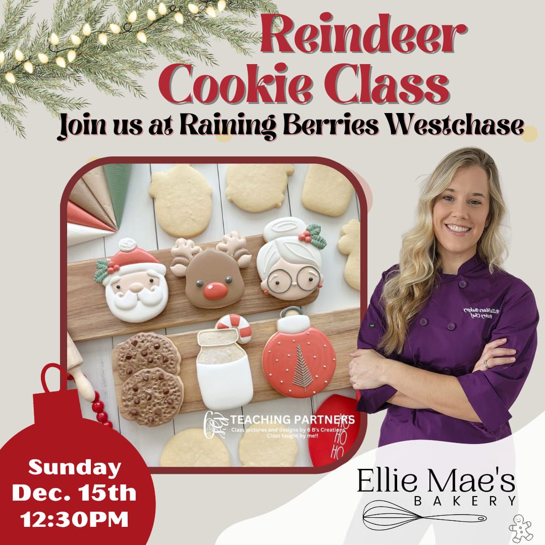 Reindeer Christmas Cookie Decorating 