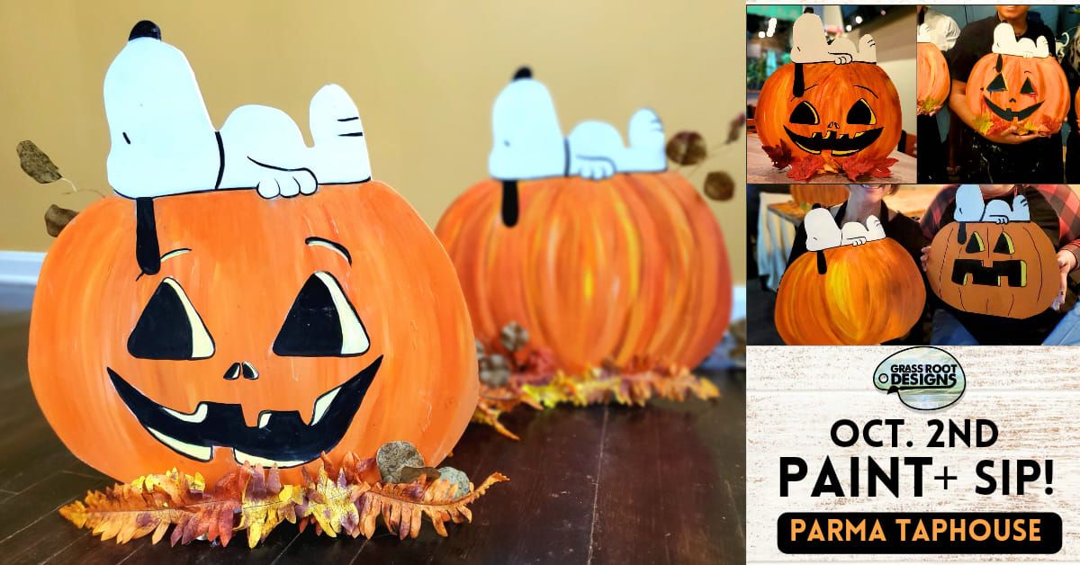 Fall Snoopy | Paint + Sip at Parma Tap House