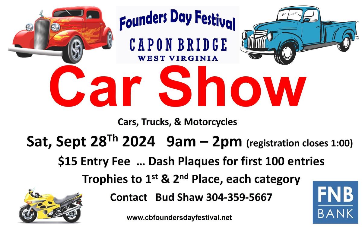 Capon  Bridge Founder's Day Festival Car Show