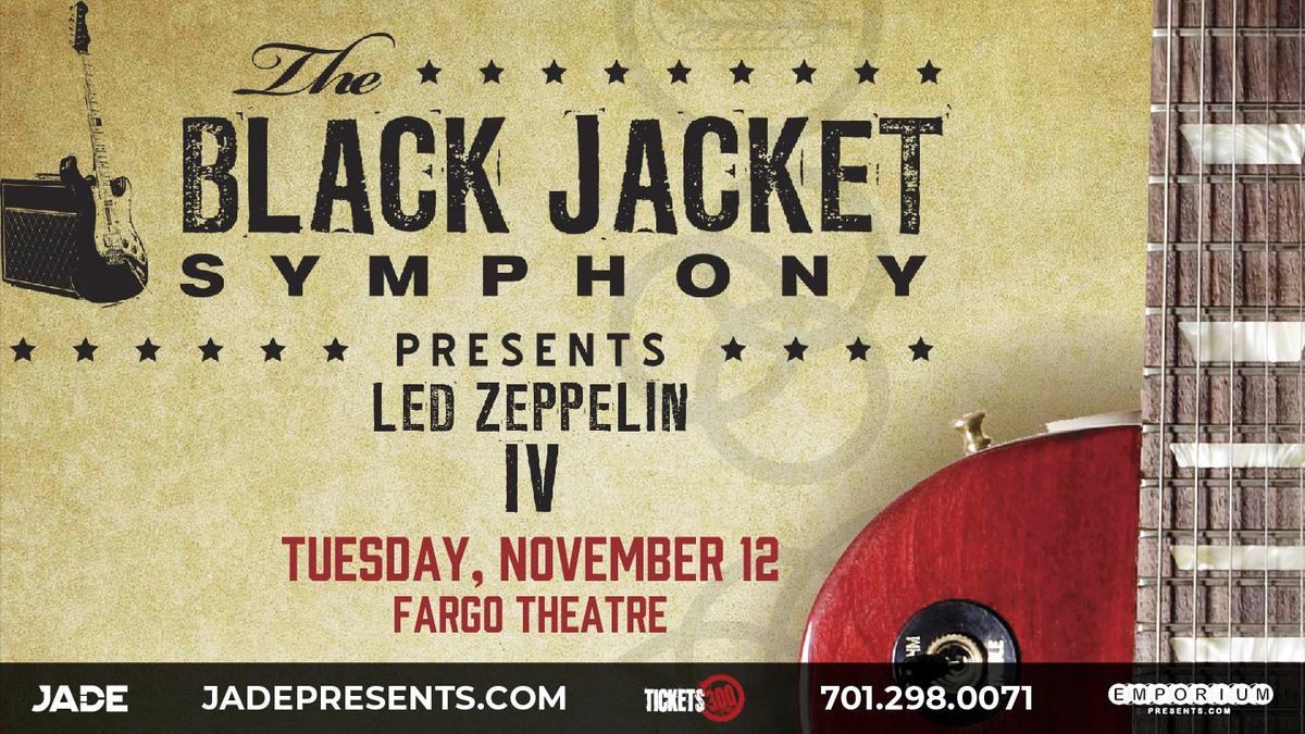 Black Jacket Symphony at Alberta Bair Theater
