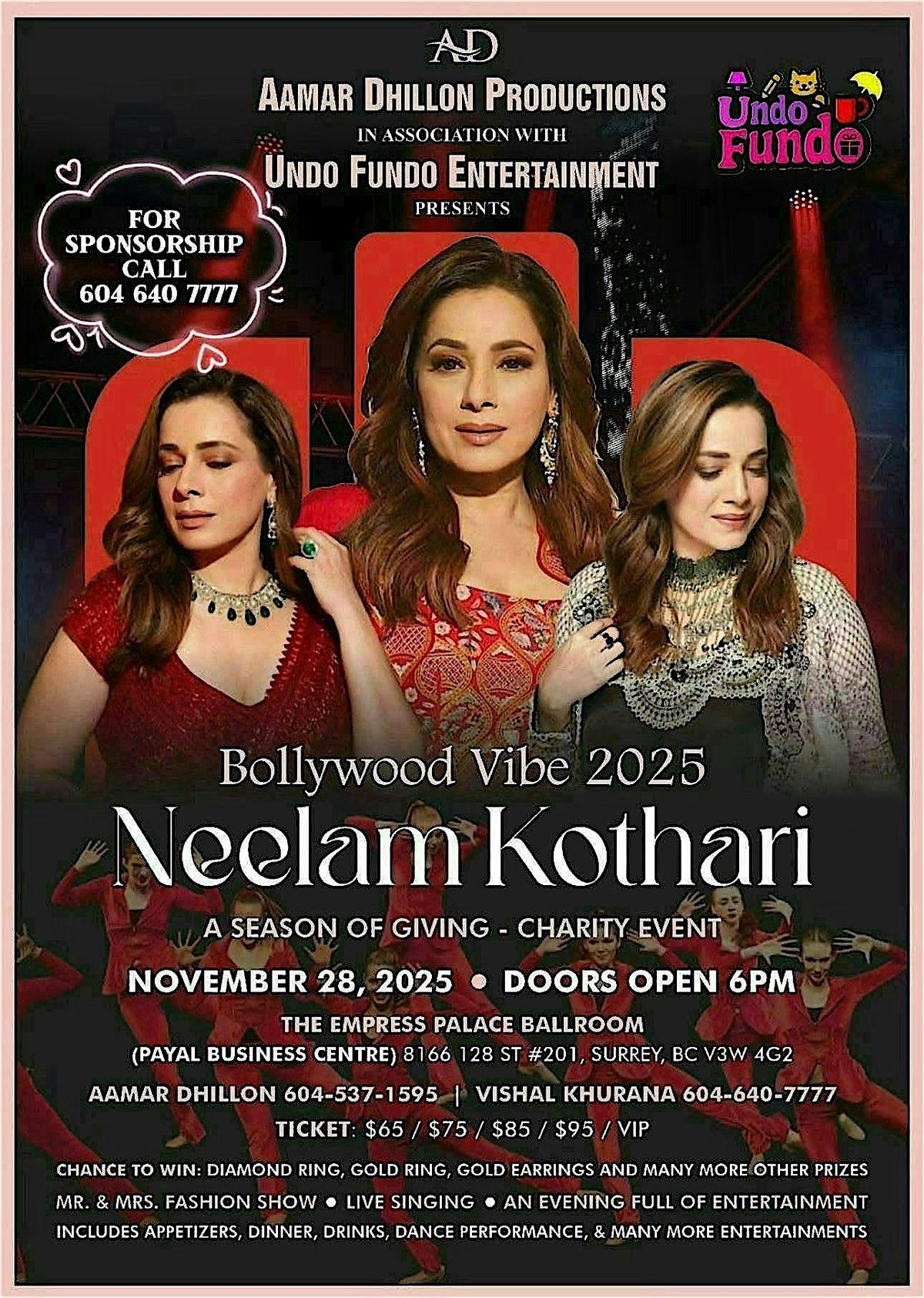 Bollywood Vibes 2025 with Neelam Kothari