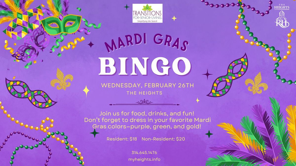 BINGO Buddies: Mardi Gras