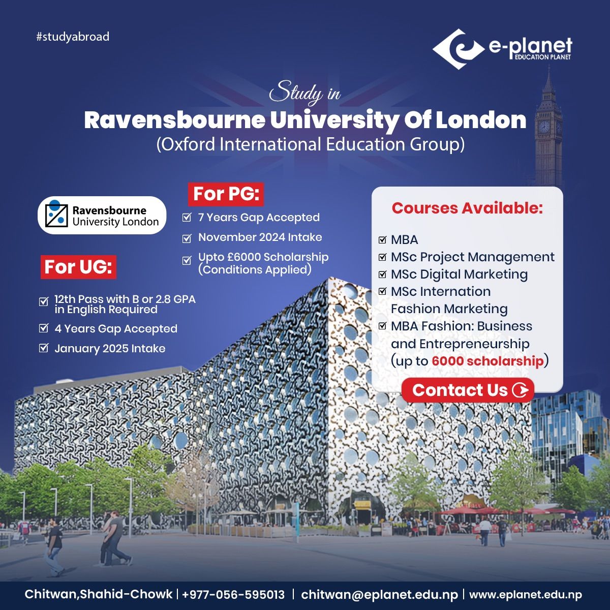 Ravensbourne University London Admissions Now Open!