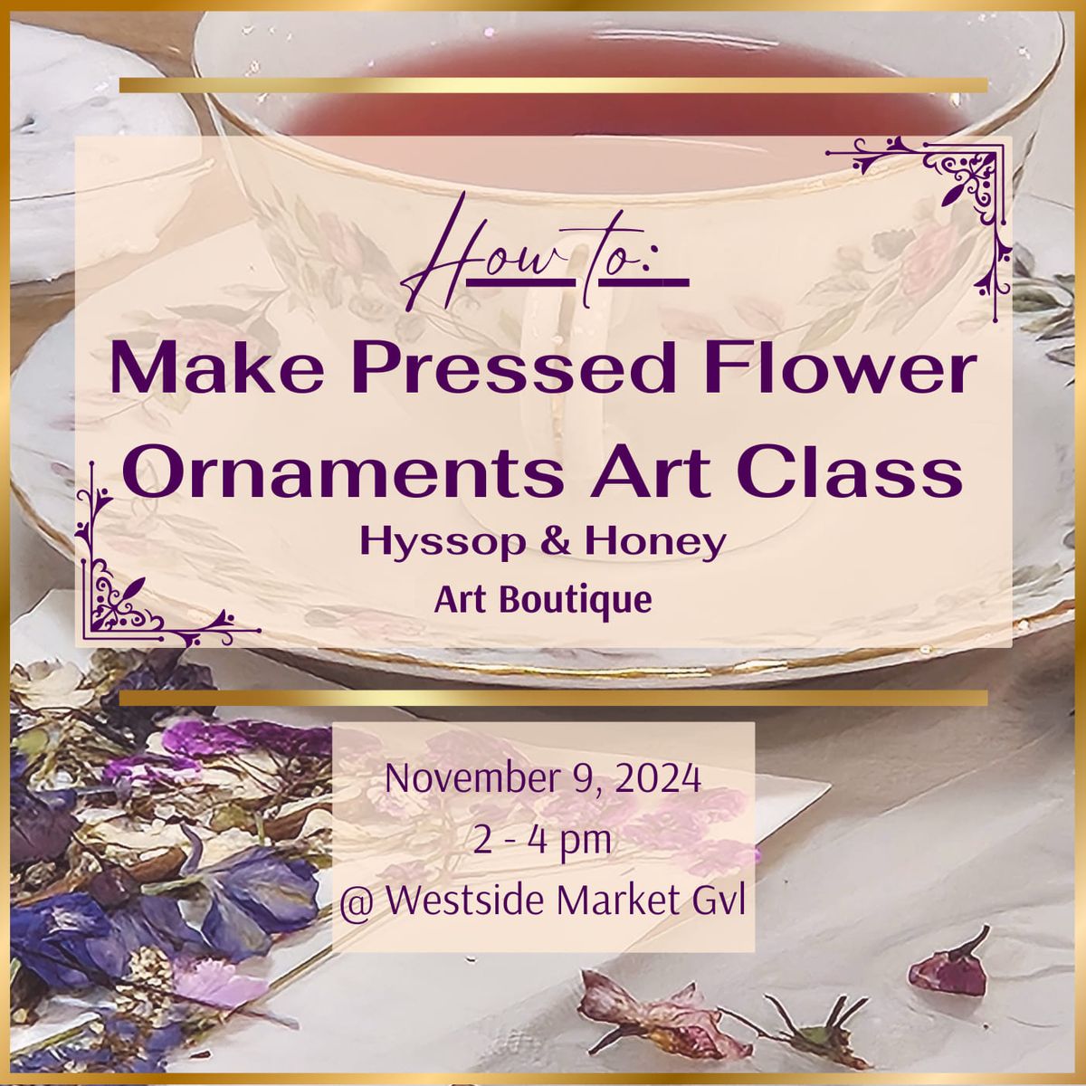 How To: Make Pressed Flower Ornaments