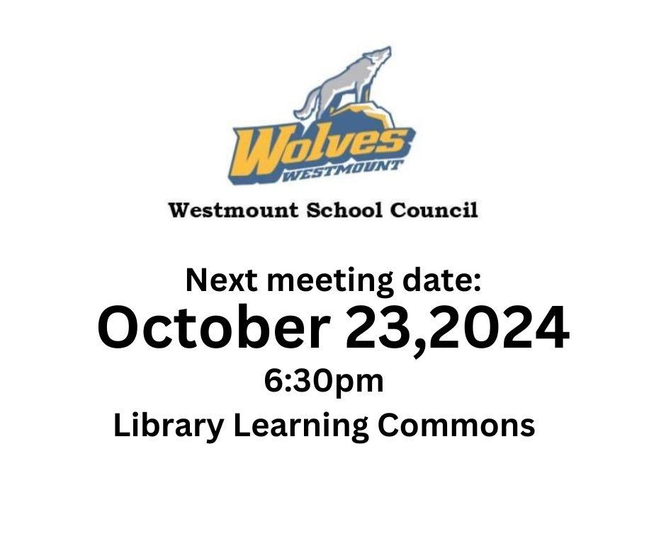 October School Council Meeting