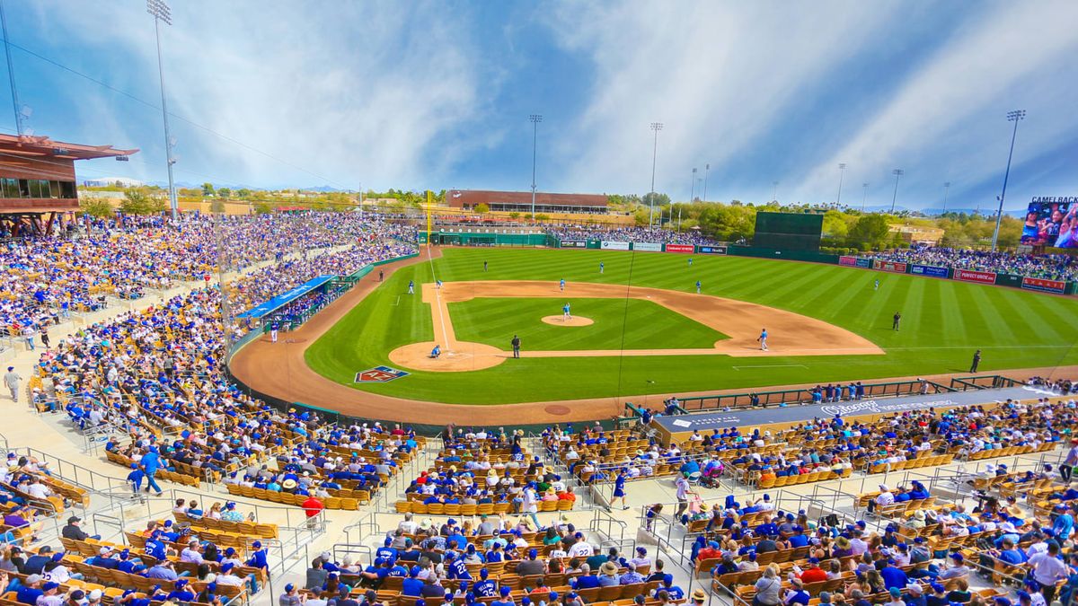 Spring Training - Los Angeles Dodgers at Los Angeles Angels