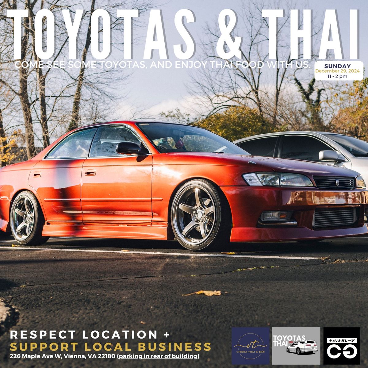 Toyotas & Thai December Monthly Meet 