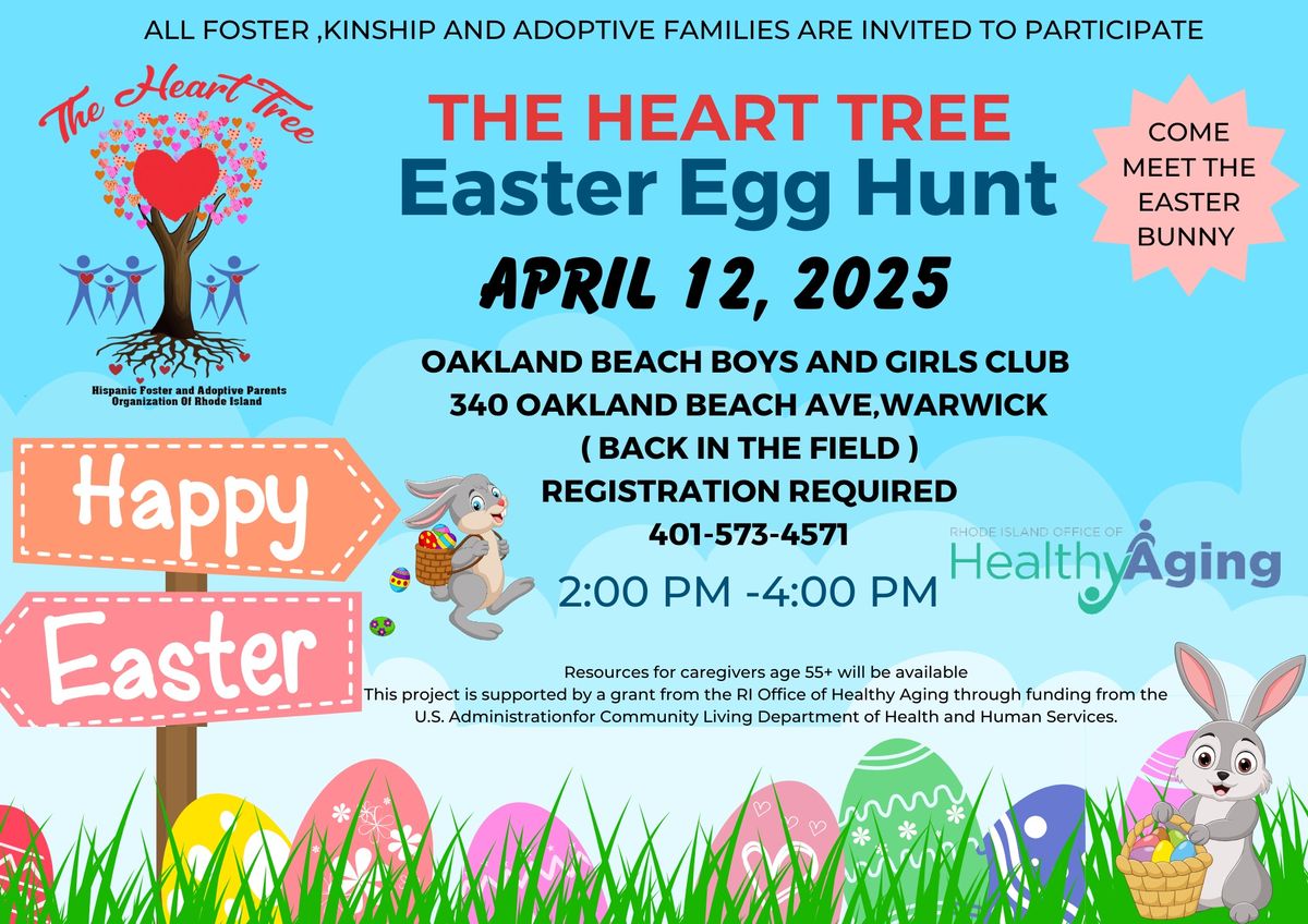 THE HEART TREE  ANNUAL EASTER EGG HUNT -2025