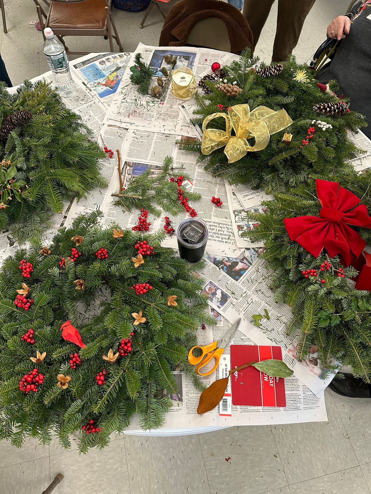 Wellesley Garden Study Club's Wreath Decorating Workshop