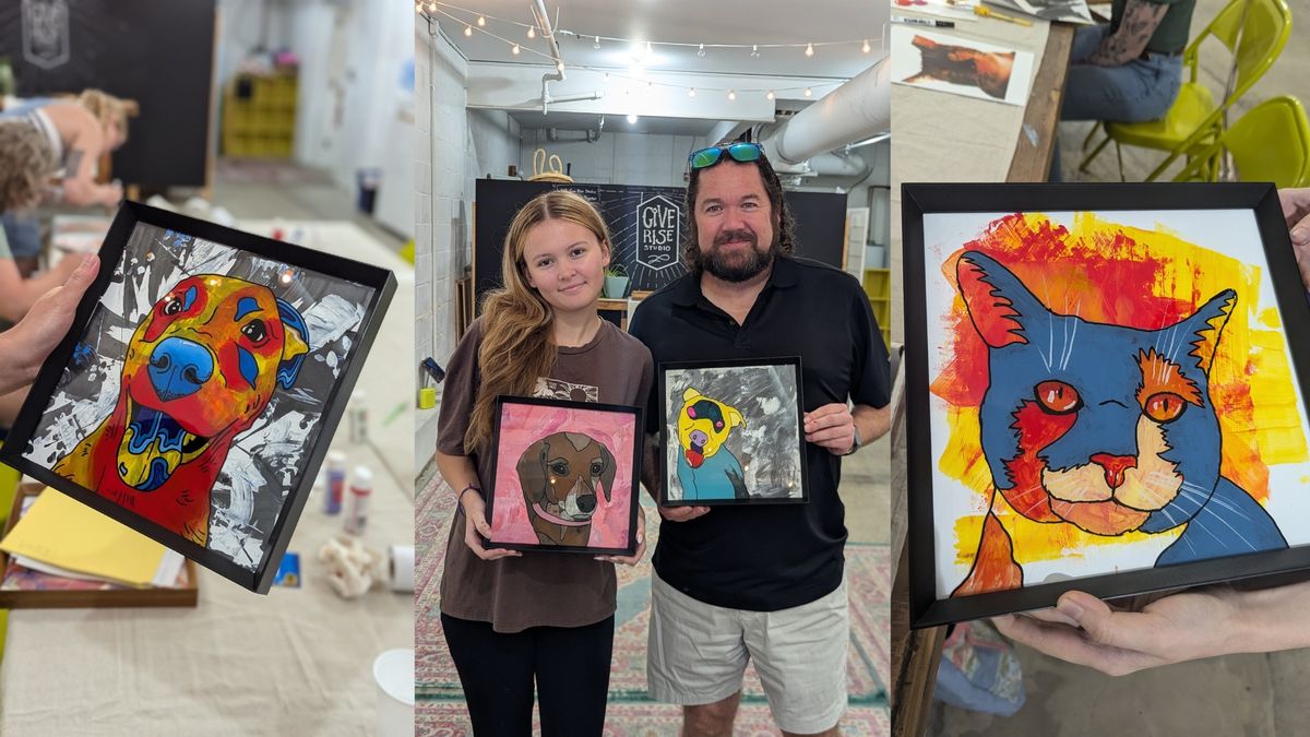 Colorful Pet Portrait Workshop Downtown  Frederick