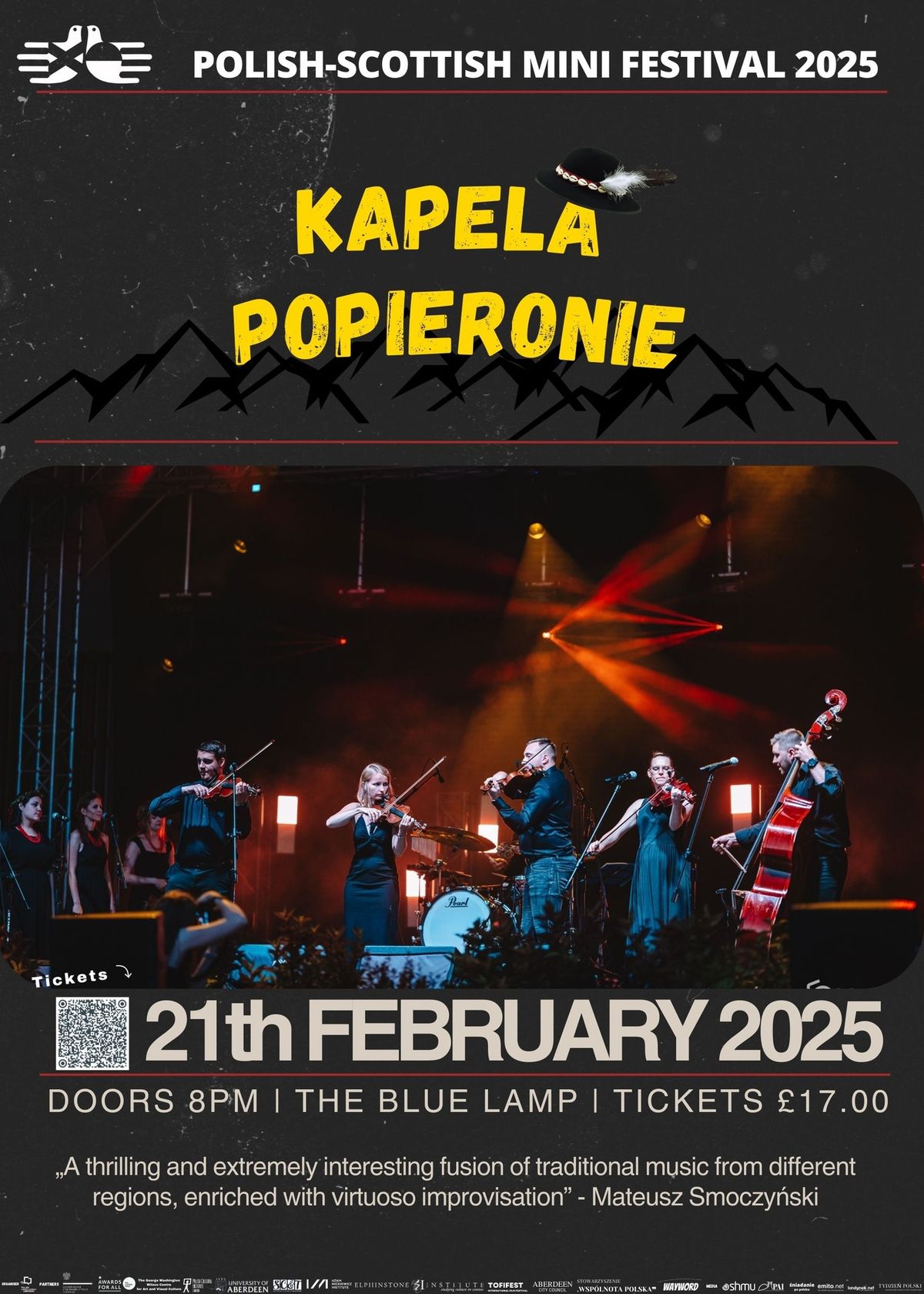 Polish-Scottish Mini Festival 2025: Kapela PoPieronie @ Blue Lamp