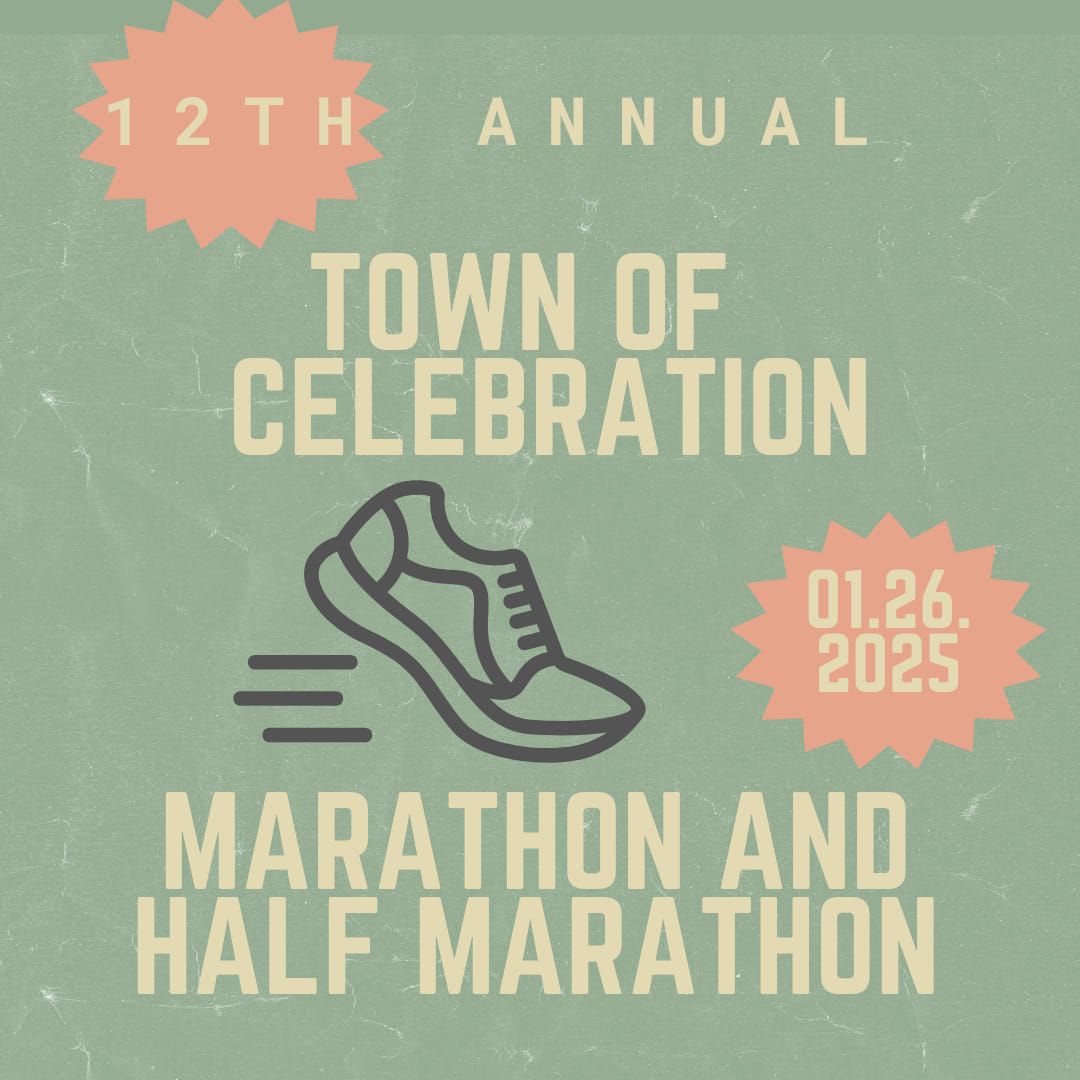 12th Annual Town of Celebration Marathon and Half Marathon 